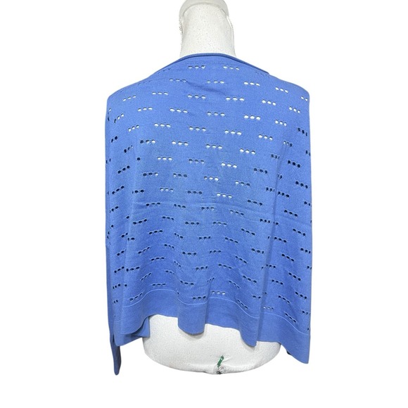 Planet by Lauren G Pima Cotton 3 Hole Punch Boatneck Sweater One Size Fits All - Picture 4 of 6